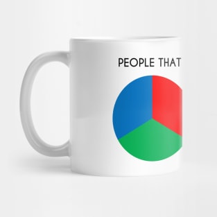 You Are Beautiful Pie Chart Mug